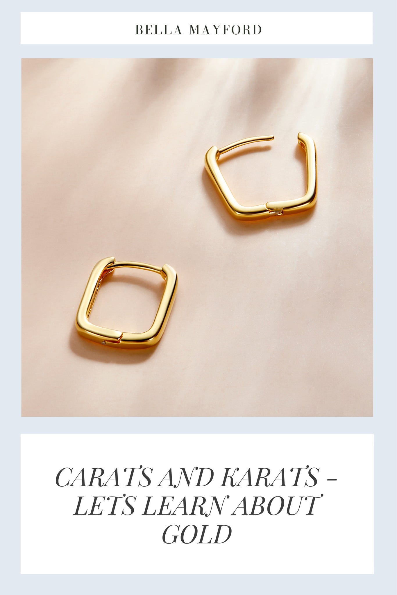 CARATS AND KARATS - LETS LEARN ABOUT GOLD