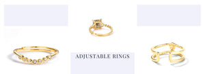 All Adjustable Ring Jewellery from Bella Mayford