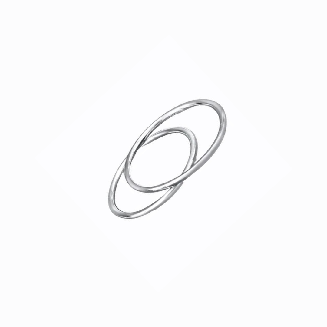 Simple Delicate Band Ring, Sterling Silver