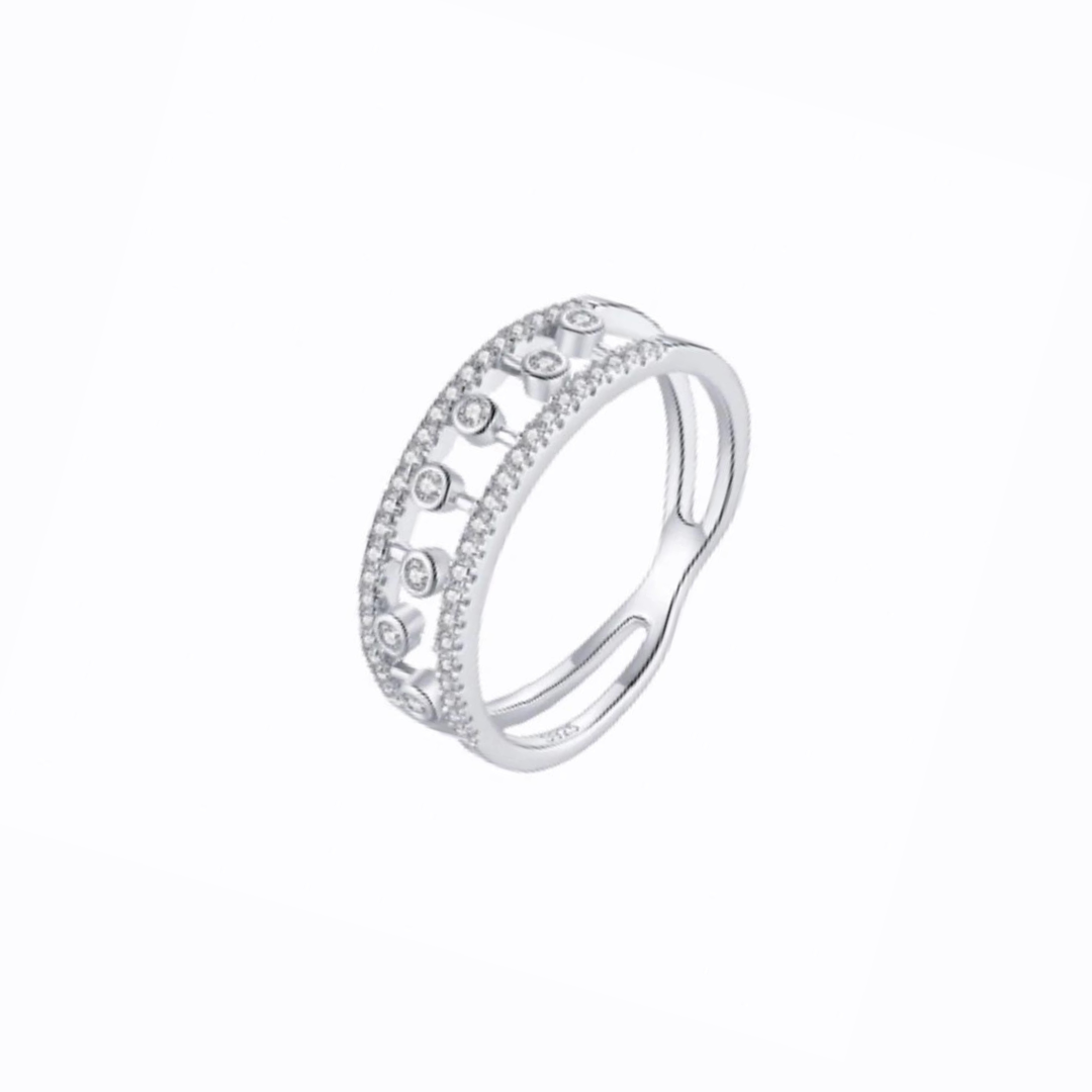 Eternity Ring, Sterling Silver