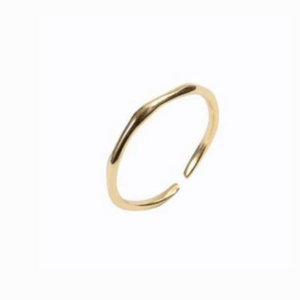 Classic Open Ring, 14ct Gold Plate