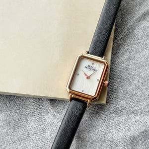 The Premier. White Dial And Rose Gold Bezel