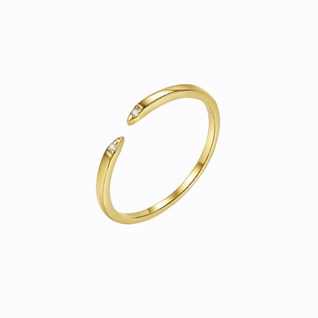 Classic Open Ring, 14ct Gold Plated
