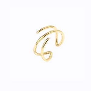 Harmony Open Ring, 14ct Gold Plate