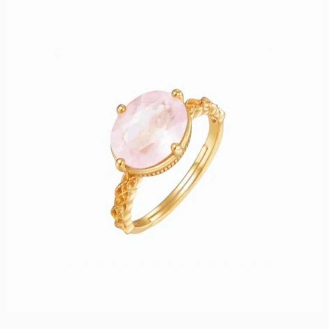 Rose Quarts Pink Oval Gemstone