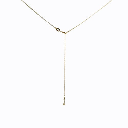 Simple Fine Chain Choker + Backdrop Queen, 14ct Gold Plate