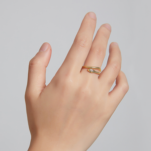 Snake Ring, 14ct Gold Plated
